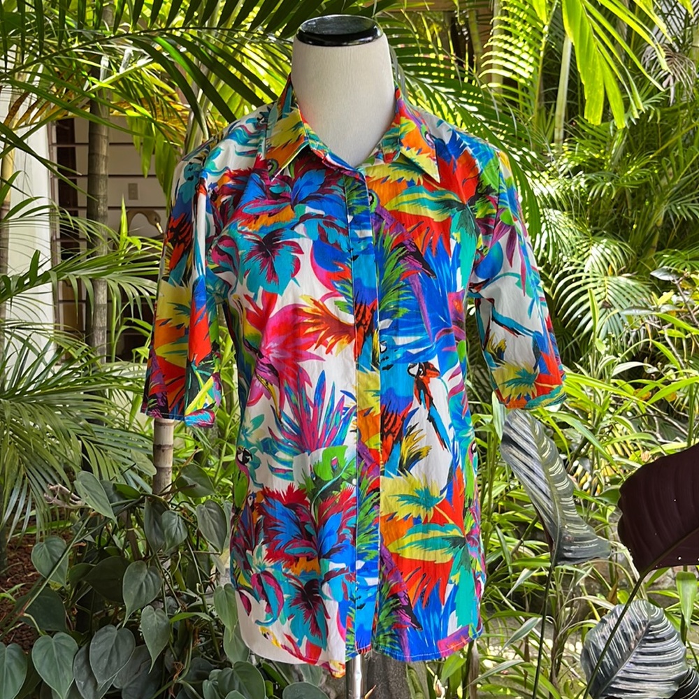 Tropical Love Moschino Shirt Size 4